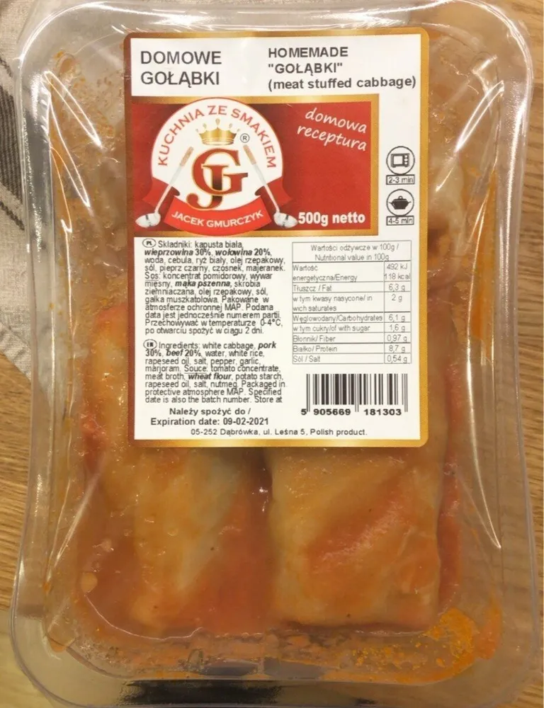 Chou farci à la viande