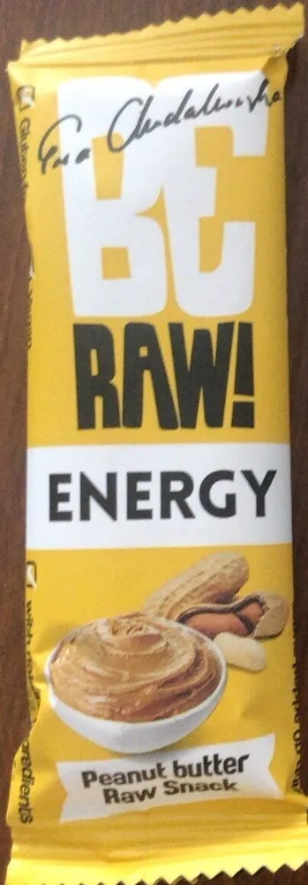 BeRAW energy peanut butter raw snack