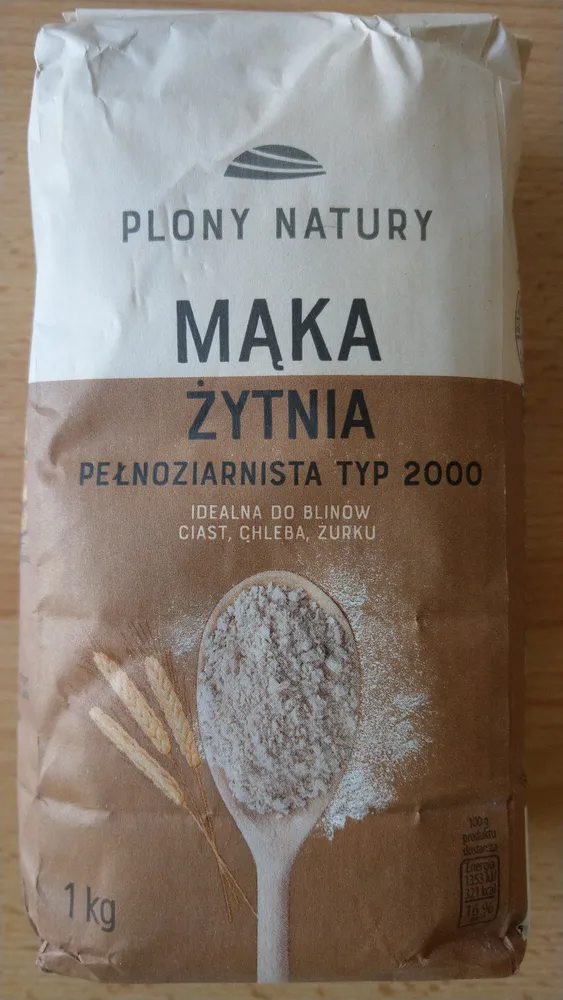 Mąka żytnia pełnoziarnista typ 2000