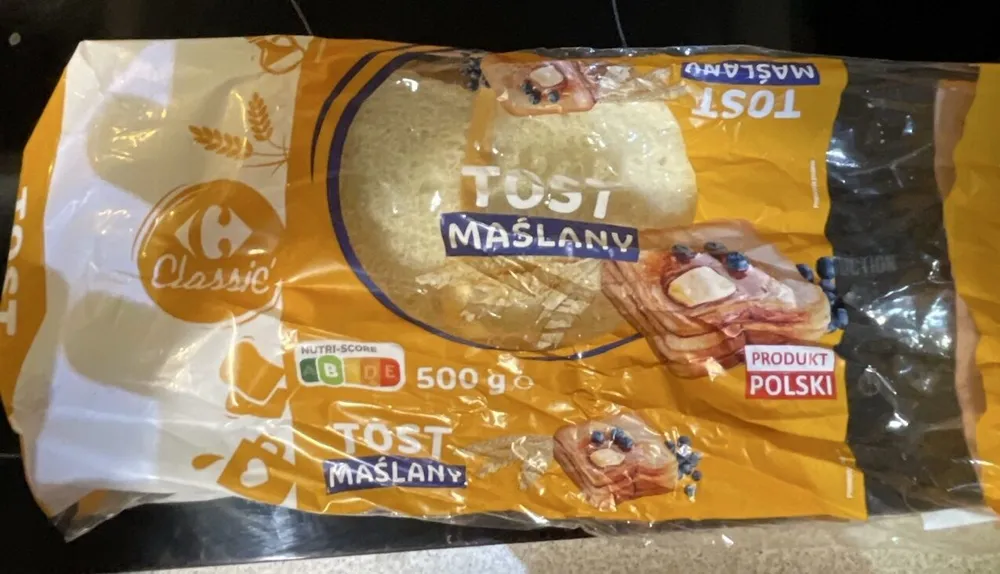 Chleb tostowy maślany