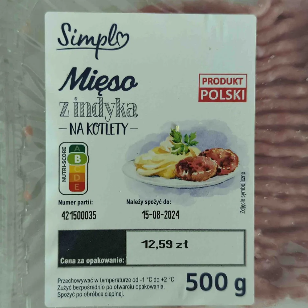 Mięso mielone z indyka