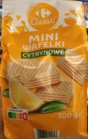Mini wafelki cytrynowe