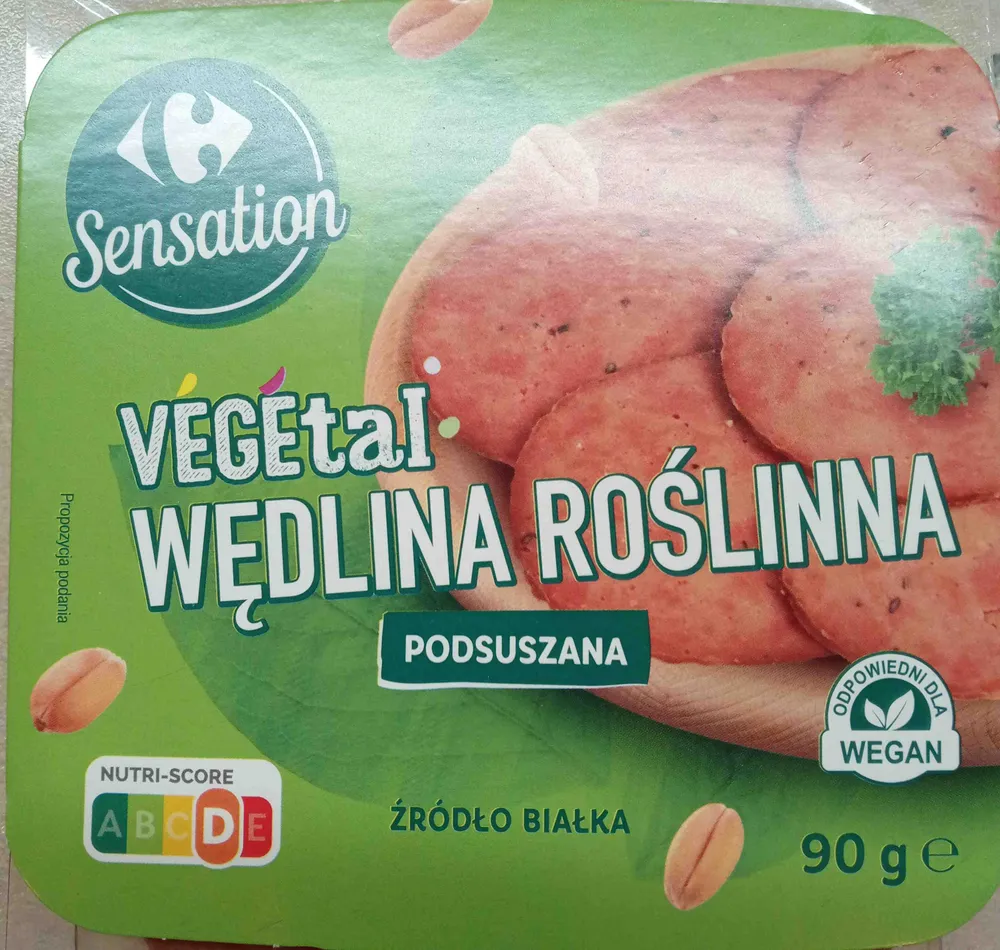 Wędlina roślinna podsuszana