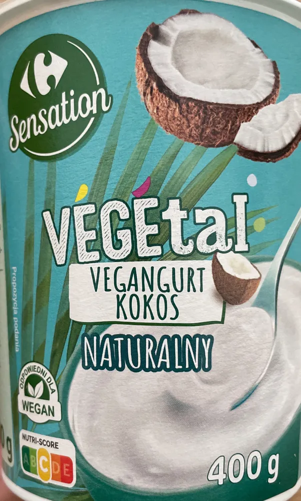VEGEtal Vegangurt kokos naturalny