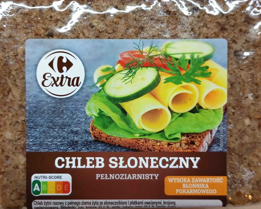 Chleb słoneczny pełnoziarnisty