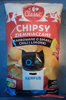 Chipsy ziemniaczane karbowane o smaku chili i limonki