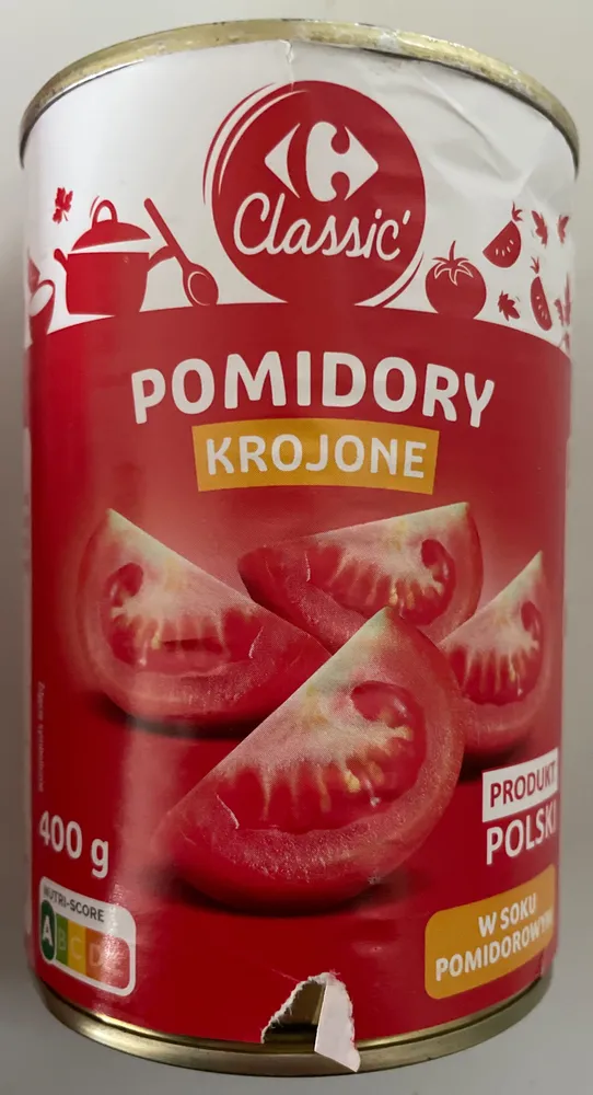 Pomidory krojone w sosie pomidorowym