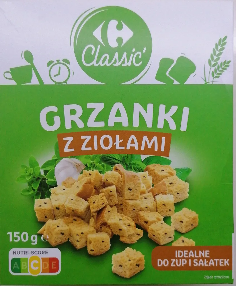 Grzanki z ziołami
