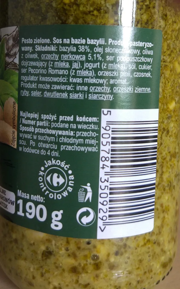 Pesto zielone