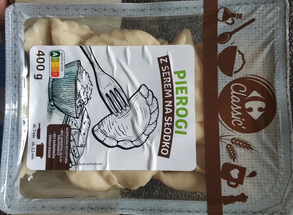 pierogi z serem na słodko