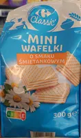 Mini wafelki o smaku śmietankowym