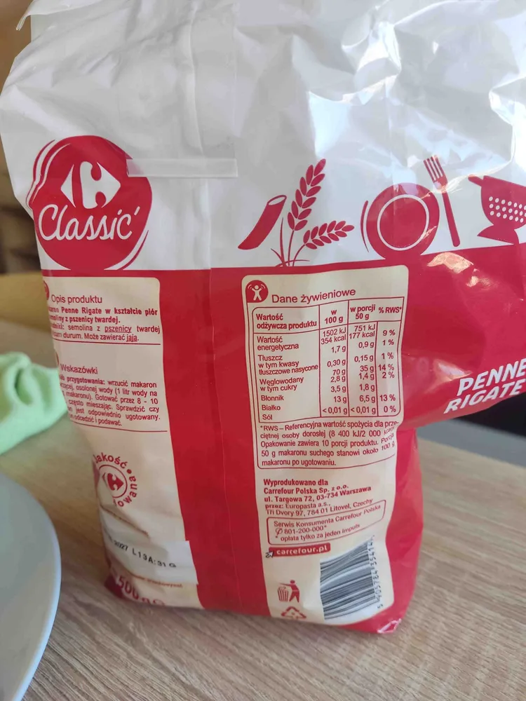 Penne rigate