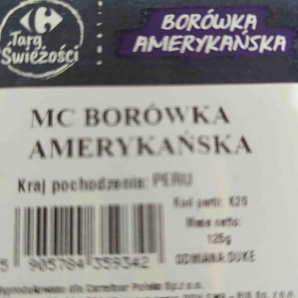 Borówka amerykańska