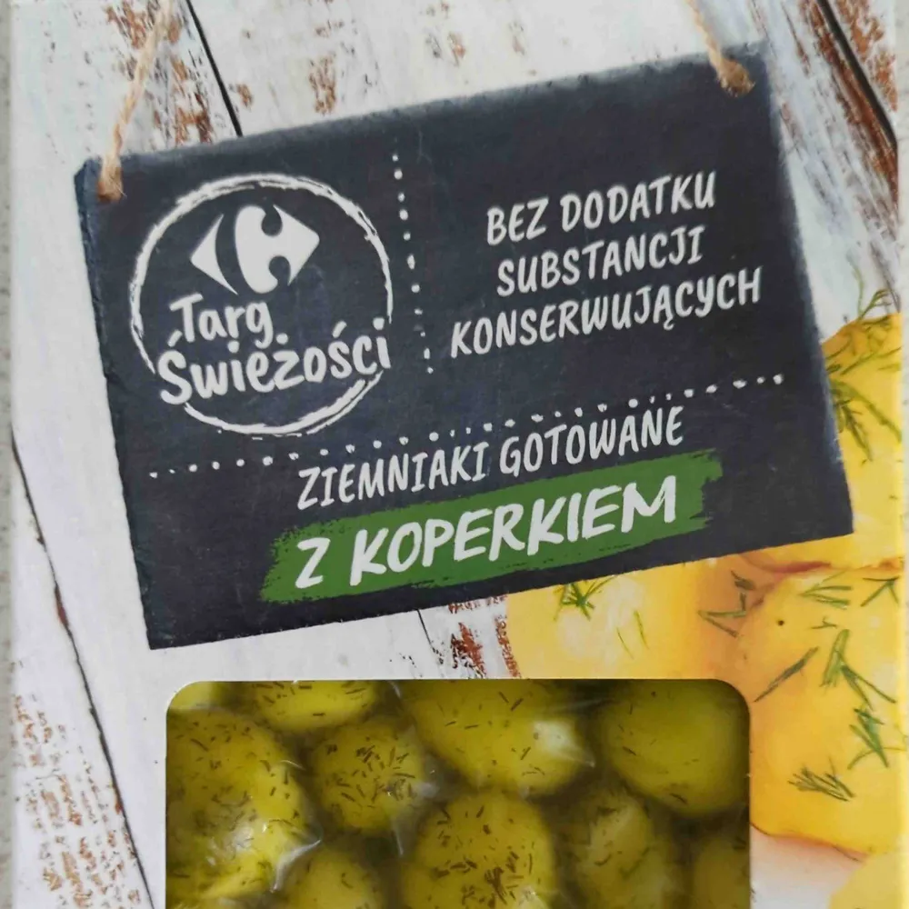 Ziemniaki  gotowane z koperkiem