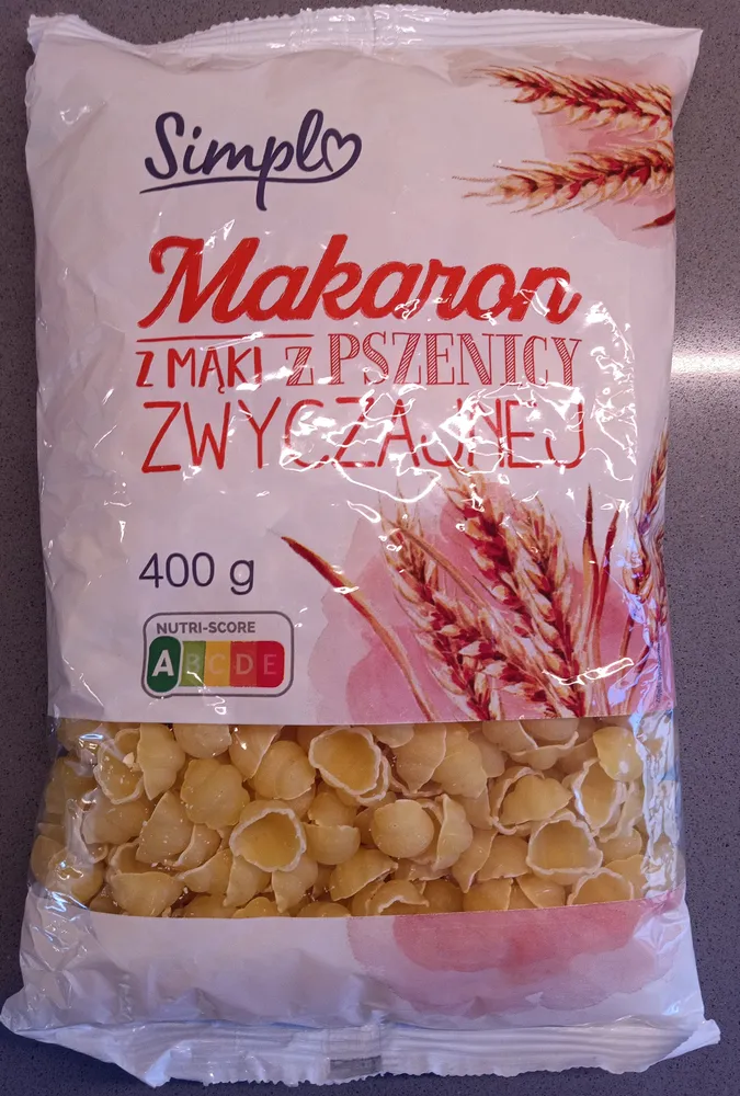 Makaron z mąki pszennej zwykłej