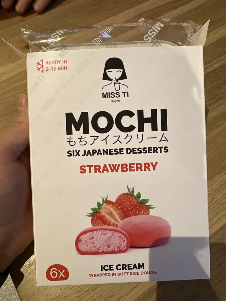 Strawberry Mochi Ice Cream