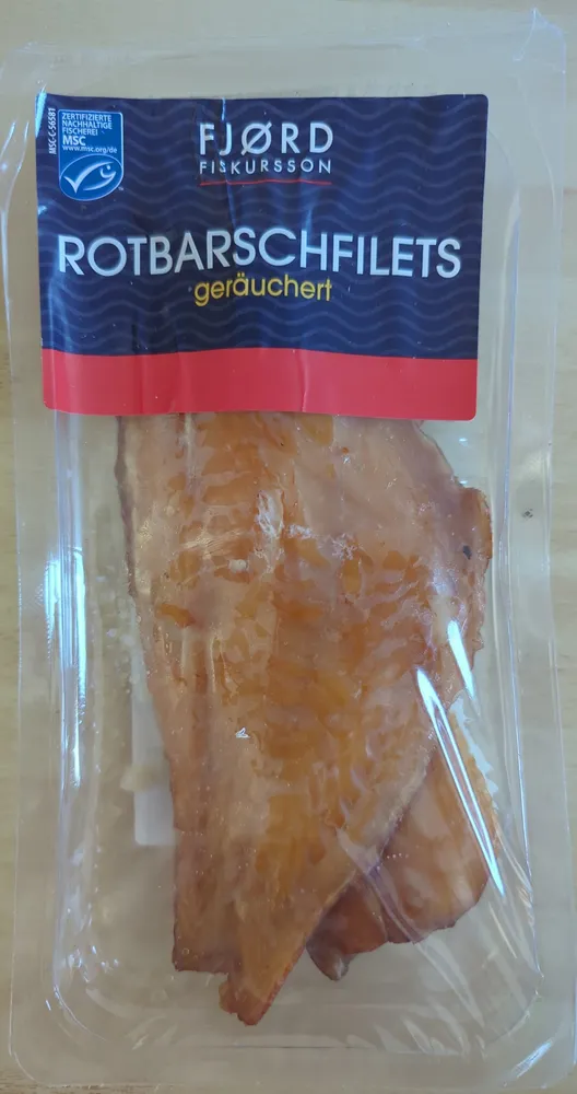 Rotbarschfilets geräuchert