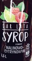Syrop o smaku malinowo-cytrynowym