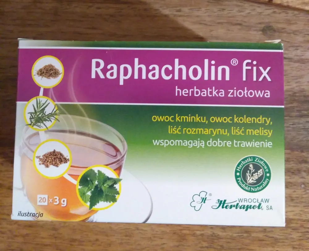 Raphacholin - herbatka ziołowa