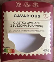 Oat Cookie with Dried Cranberries