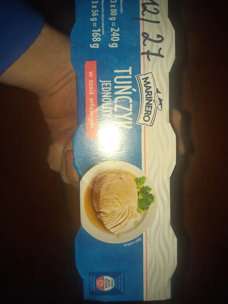 Tuńczyk Jednolity W Sosie Własnym