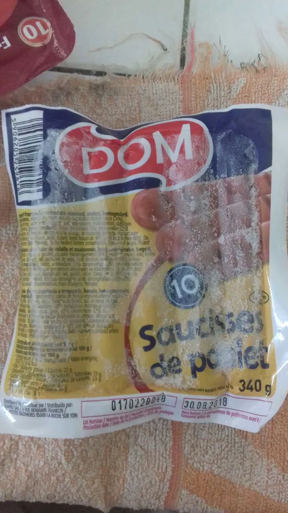 Saucisse de poulet