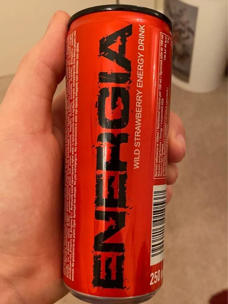 Wild Strawberry energy drink