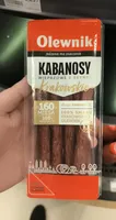 Kabanosy wieprzowe z szynki krakowskie