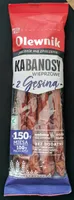 Kabanosy wieprzowe z gęsiną
