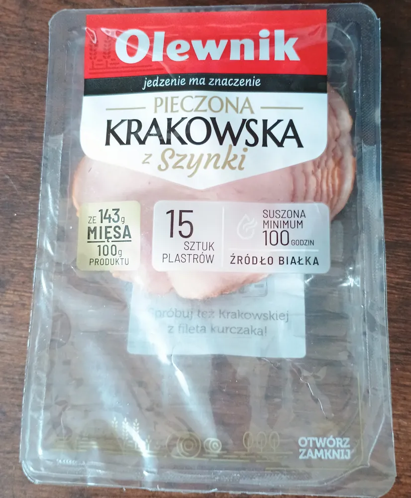 Pieczona Krakowska z szynki