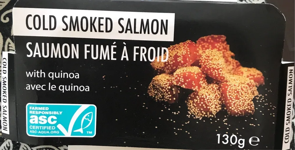 saumon fumé à froid avec quinoa