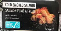saumon fumé à froid avec quinoa