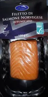 Folletto di salmone norvegese affumicato
