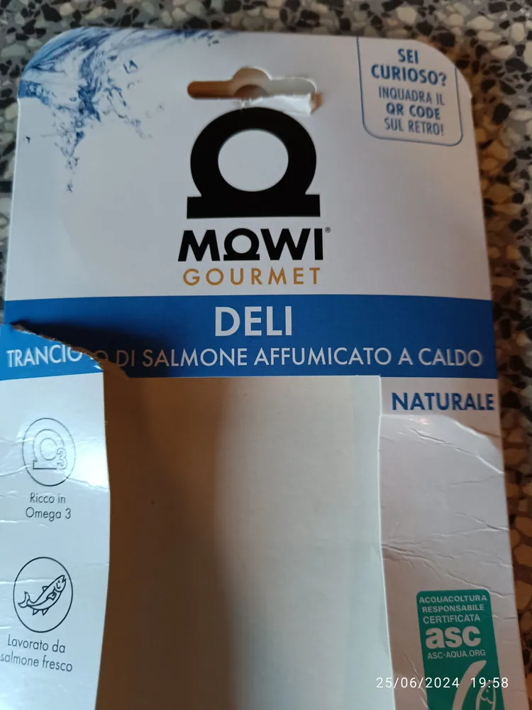 Deli trancio salmone affumicato a caldo