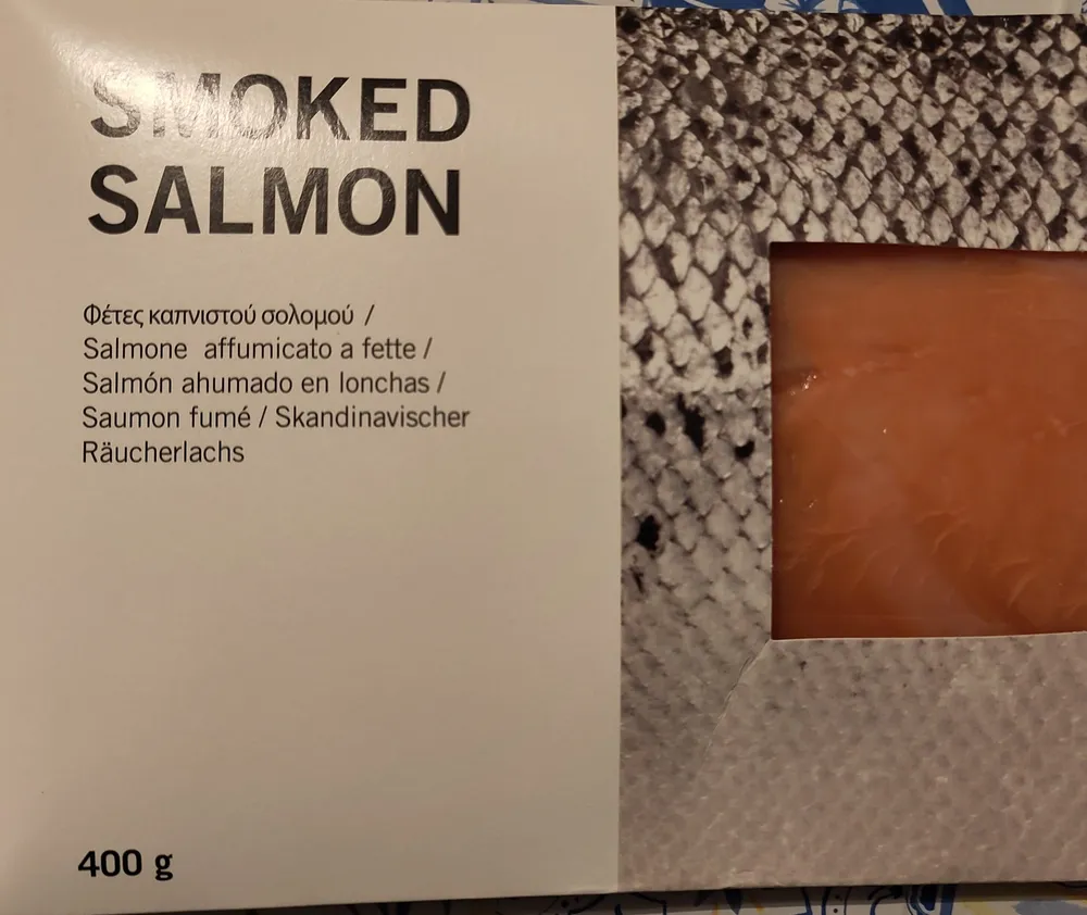 Salmone affumicato a fette