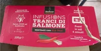 Infusions tranci di salmone marinati con red Thai