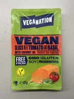 Vegan Slices with Tomato and Basil