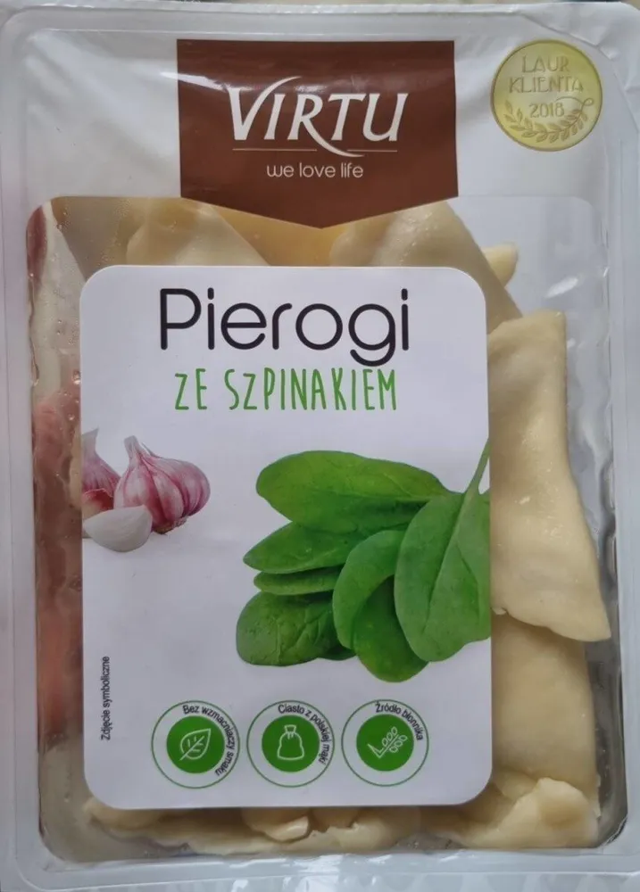 Pierogi ze szpinakiem