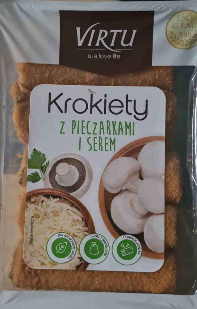 Krokiety z pieczarkami i serem