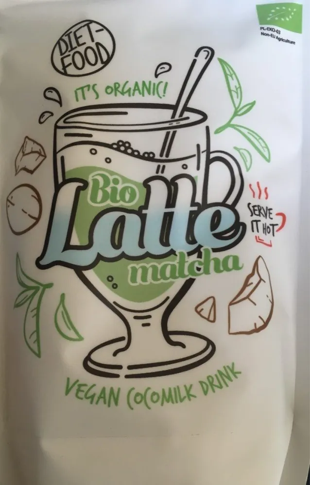 Bio matcha latte