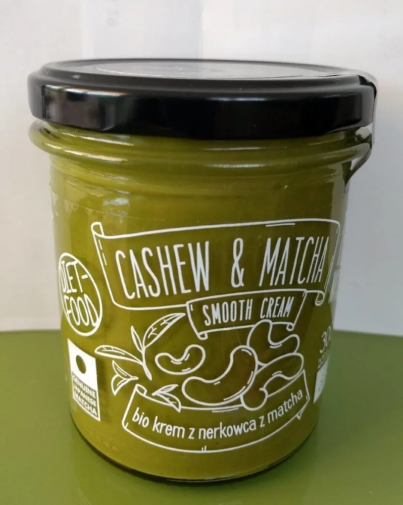 Crème de noix de cajou et matcha bio