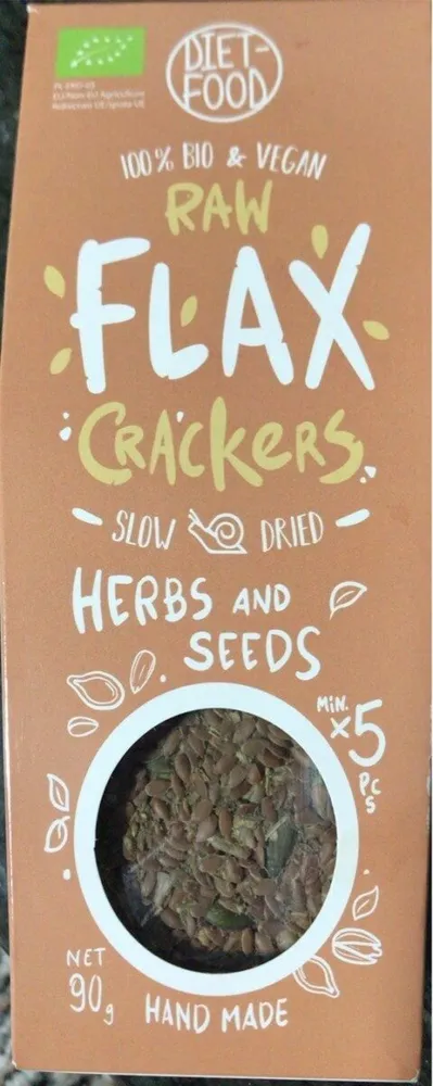 Raw Flax Crackers