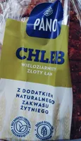 Chleb mieszany pszenno-żytni z dodatkiem naturalnego zakwasu żytniego oraz ziaren, krojony. Złoty łan