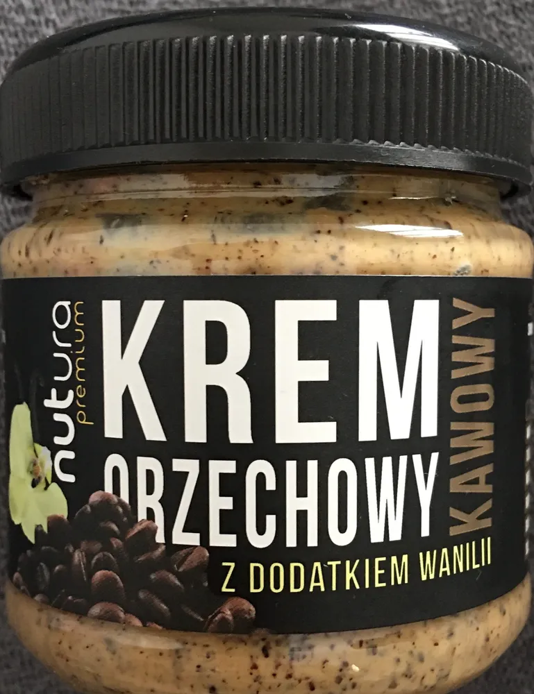 Krem orzechowy kawowy z dodatkiem wanilii