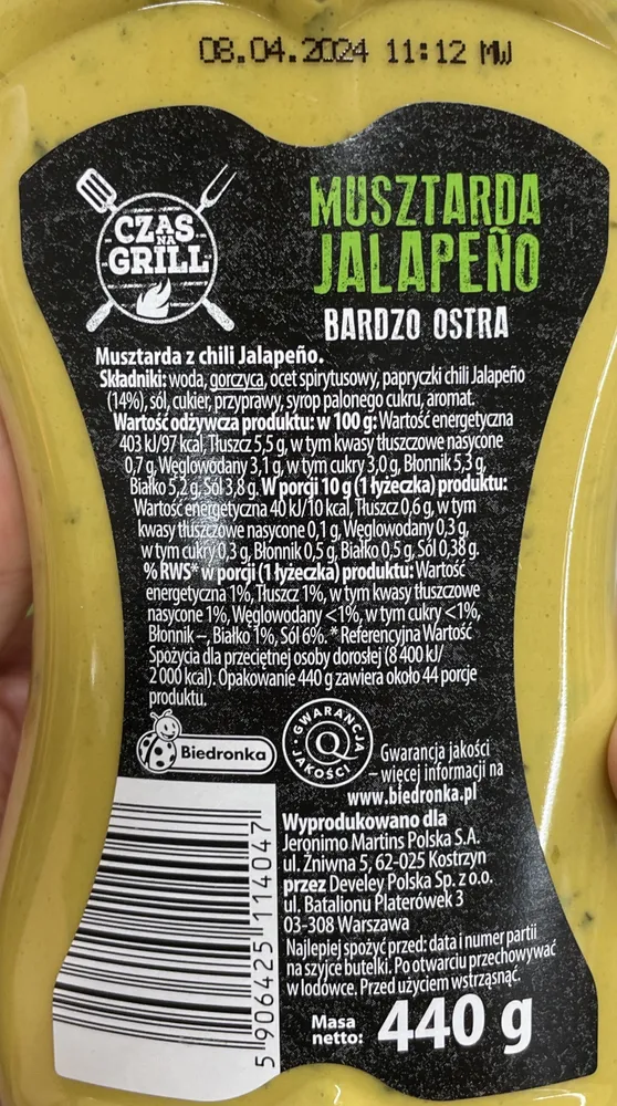 Musztarda Jalapeño