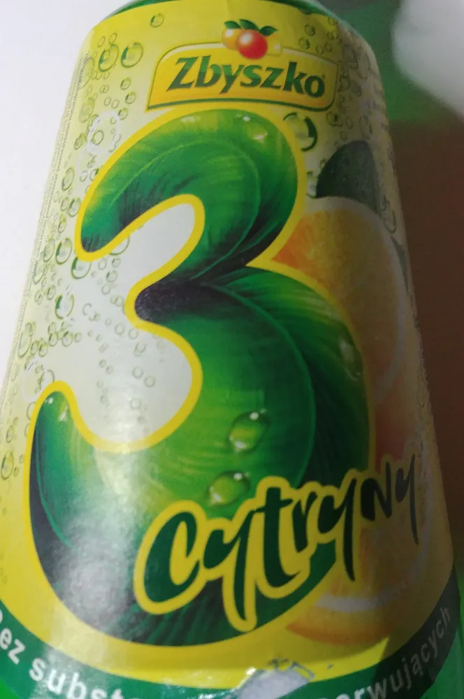 Napój gazowany o smaku cytrynowym