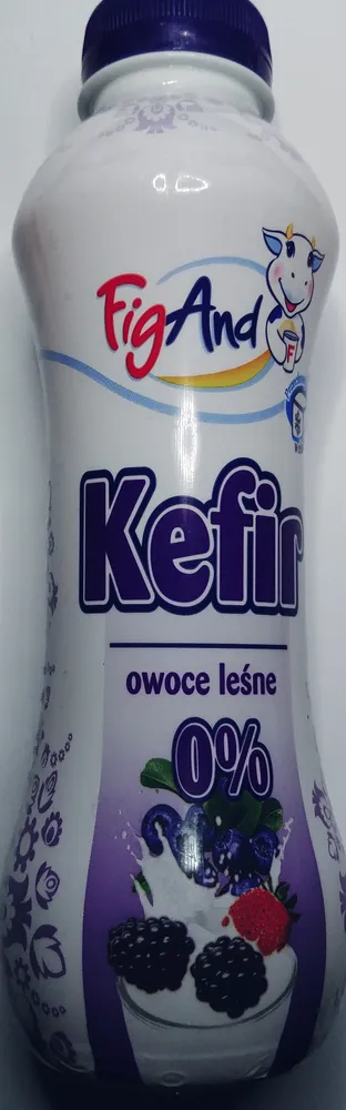 Kefir owoce leśne 0% tłuszczu
