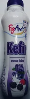 Kefir owoce leśne 0% tłuszczu