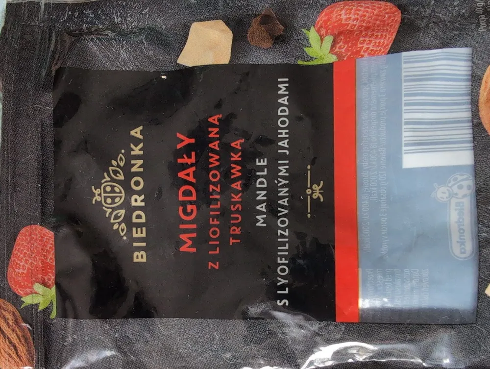 Migdały Z Liofilizowaną Truskawką