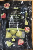 Truskawka Liofilizowana w Białej Czekoladzie Z Matcha